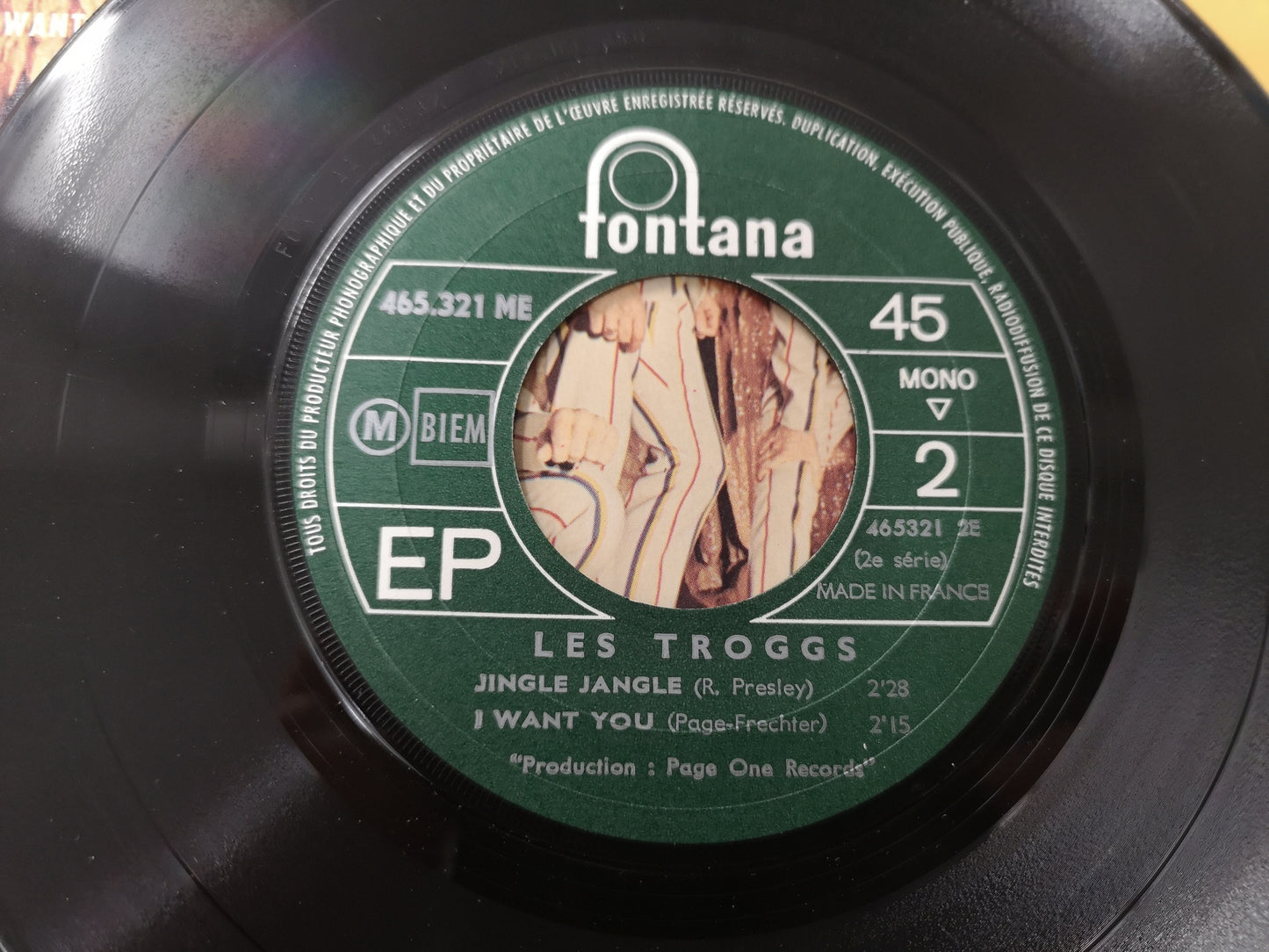 Troggs "With a Girl Like You" Orig France 1966 VG++/VG++ (7" EP)