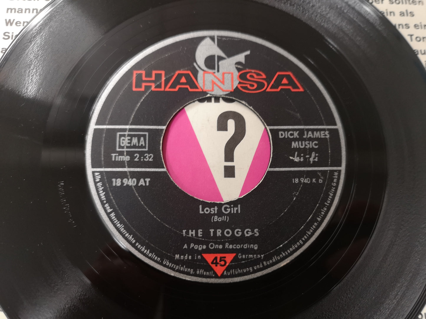 Troggs "Wild Thing" Orig Germany 1966 EX/EX (7" Single)