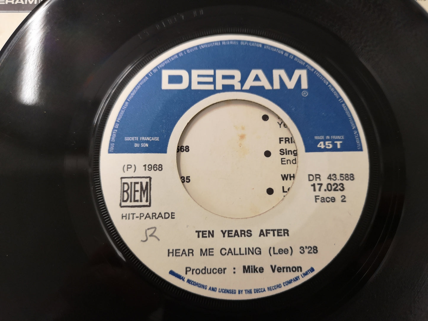 Ten Years After "I'm Going Home" Orig France 1970 VG/VG (7" Single)