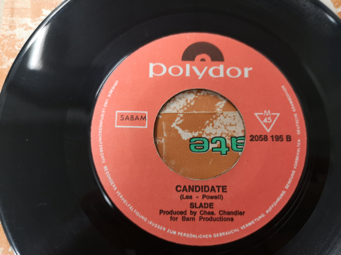 Slade "Look Wot You Dun" Orig Belgium 1972 VG+/EX (7" Single)
