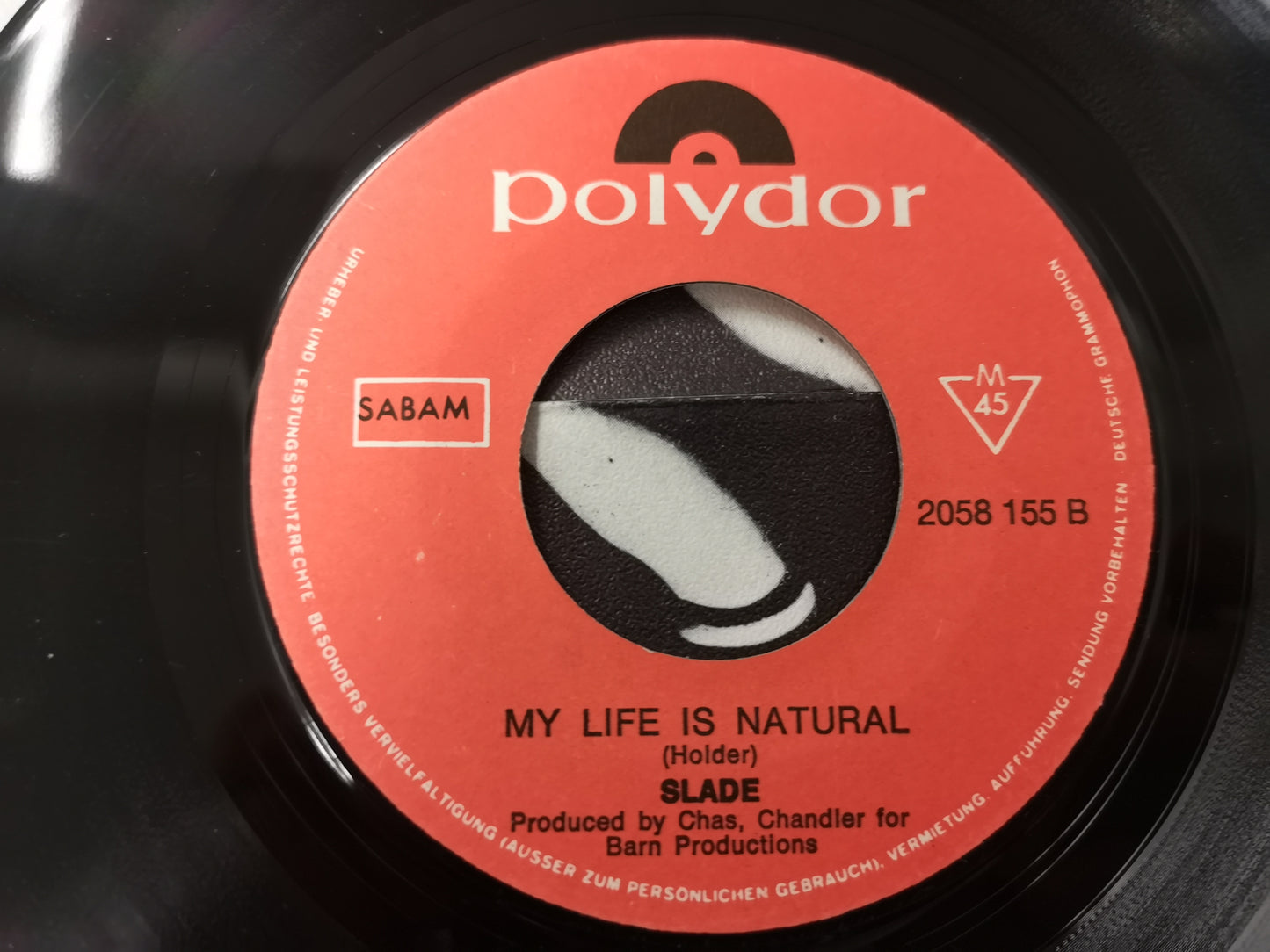 Slade "Coz I Luv You" Orig Belgium 1971 EX/EX (7" Single)