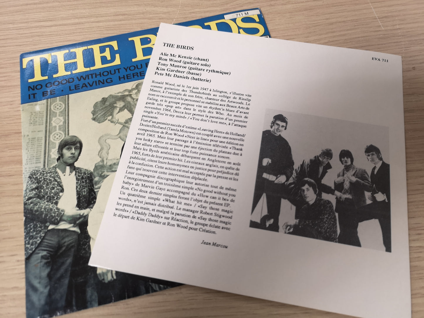 Birds "No Good Without You" RE France 1990 EX/M- (7" EP - Re of 1966 Ep)