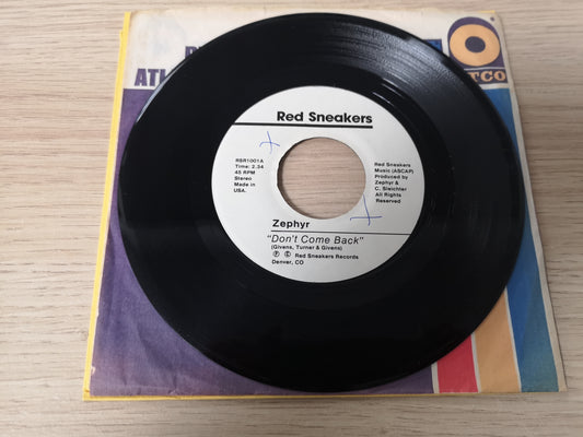 Zephyr "Don't Come Back" Orig US 1982 EX (7" Single)