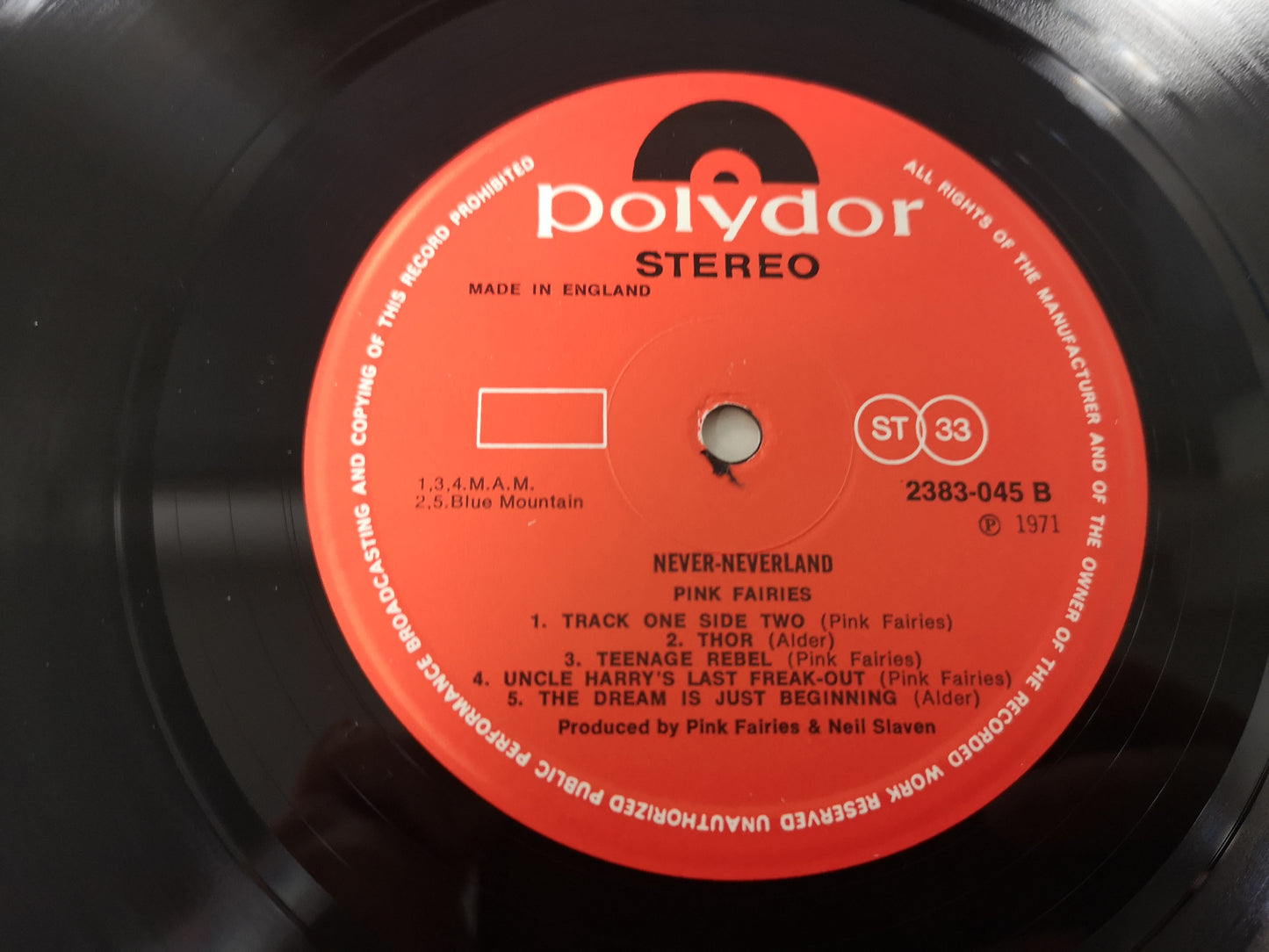 Pink Fairies "Never Never Land" Orig UK 1971 EX/M-