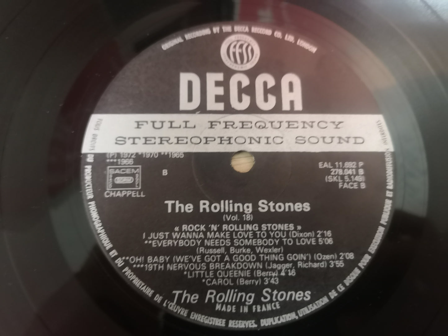 Rolling Stones "L'âge d'Or Vol.18" Orig France 1974 VG+/VG