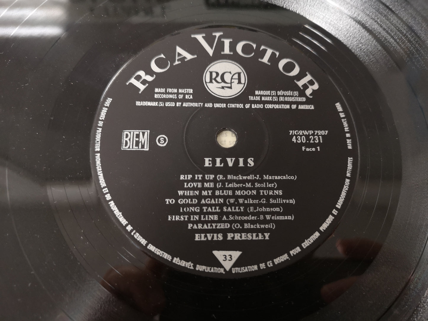 Elvis Presley "Elvis" Orig France 1966 Mono EX/EX (2nd Press 1-1966)