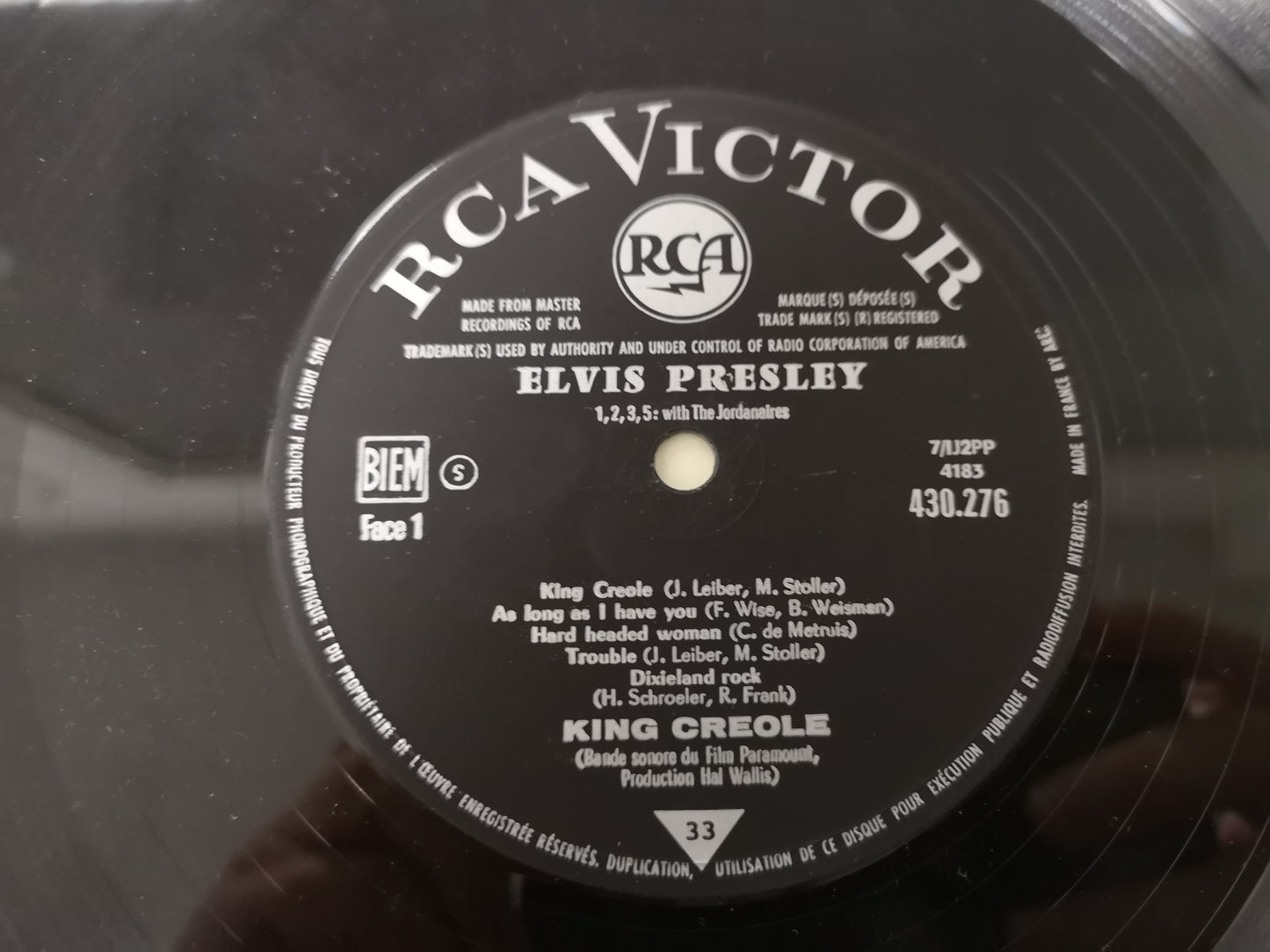 Elvis Presley "King Creole" Orig France 1965 Mono M-/M- (2nd Press 12-65)