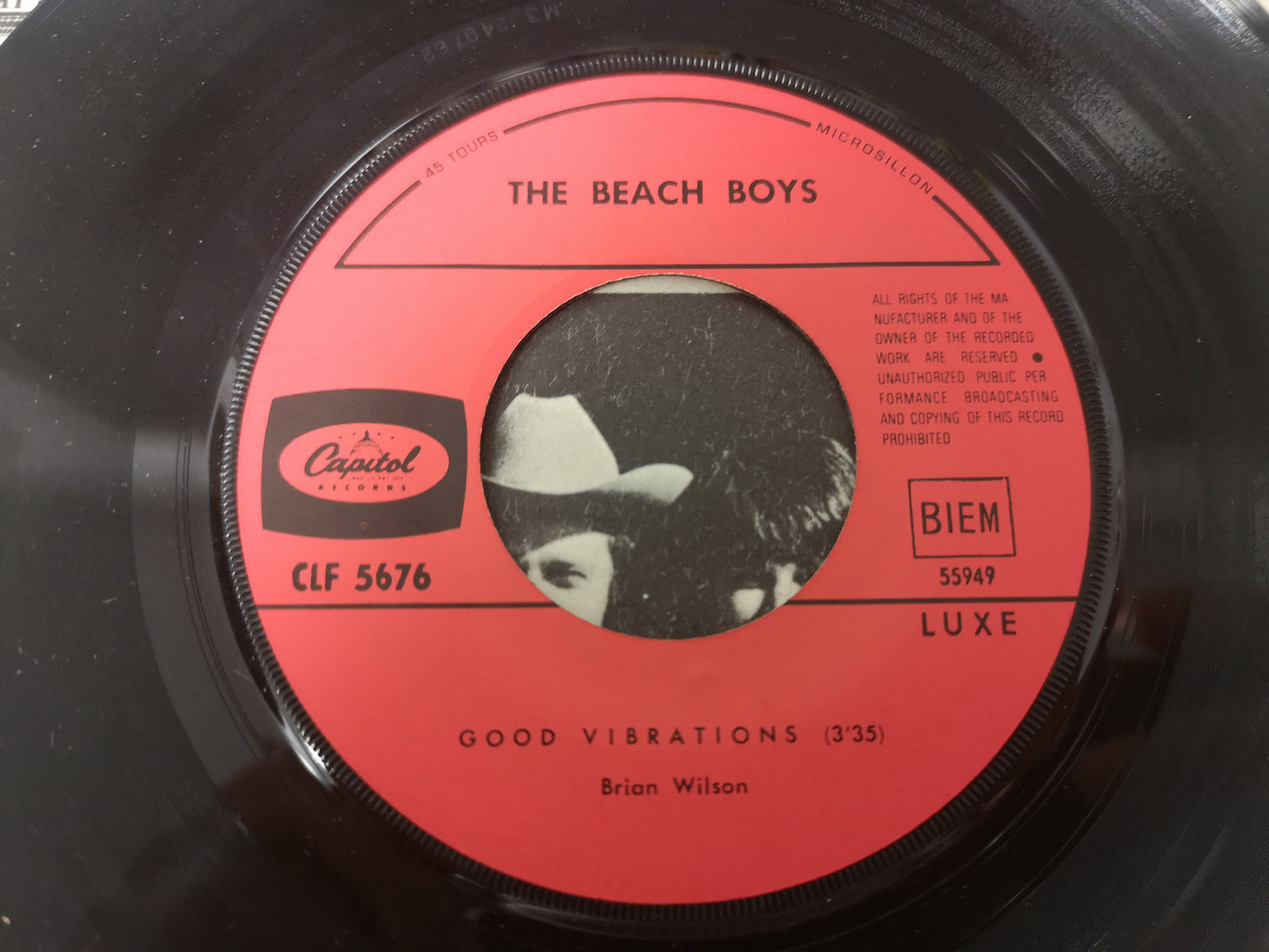 Beach Boys "Good Vibrations" Orig France 1967 VG++/EX (7" Single)