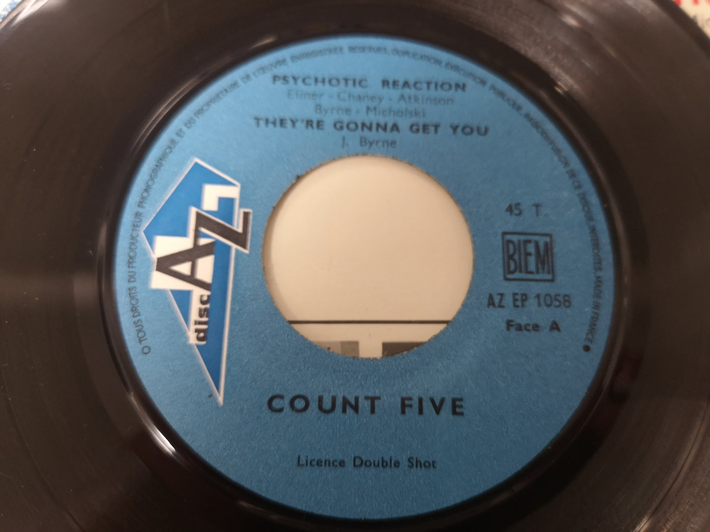 Count Five "Psychotic Reaction" Orig France 1966 M-/VG++ (7" EP)