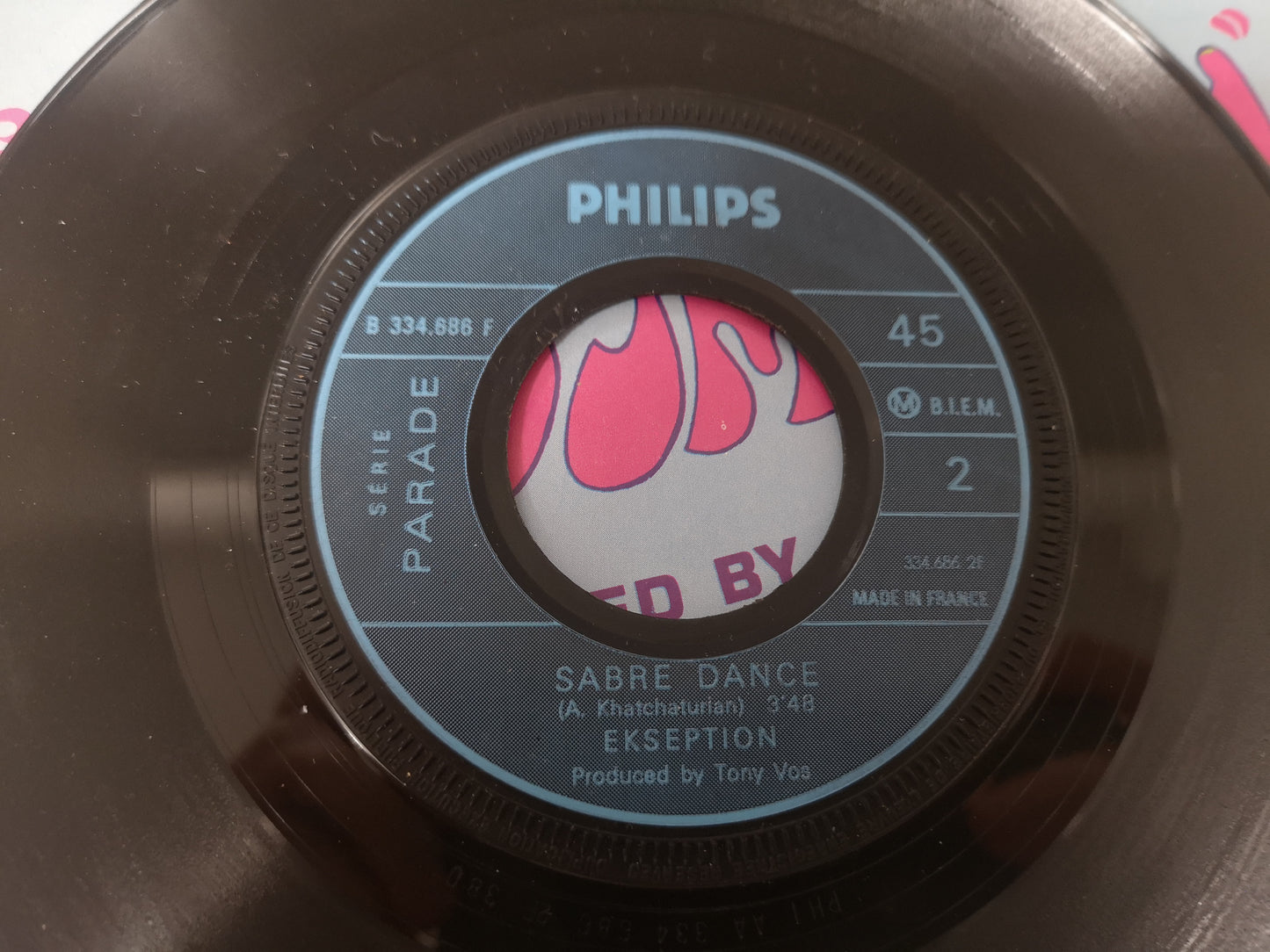 Ekseption '5th Symphony" Orig France 1969 VG+/VG+ (7" Single)