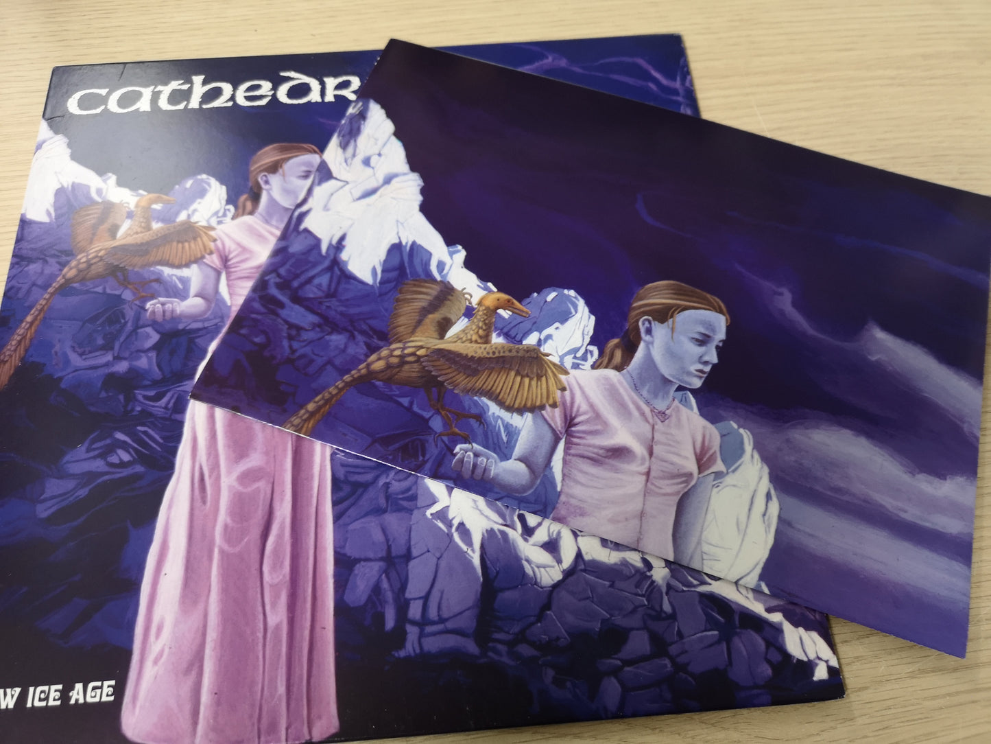 Cathedral "A New Ice Age" UK 2011 Mint/New (12" EP - Blue Vinyl + Poster)