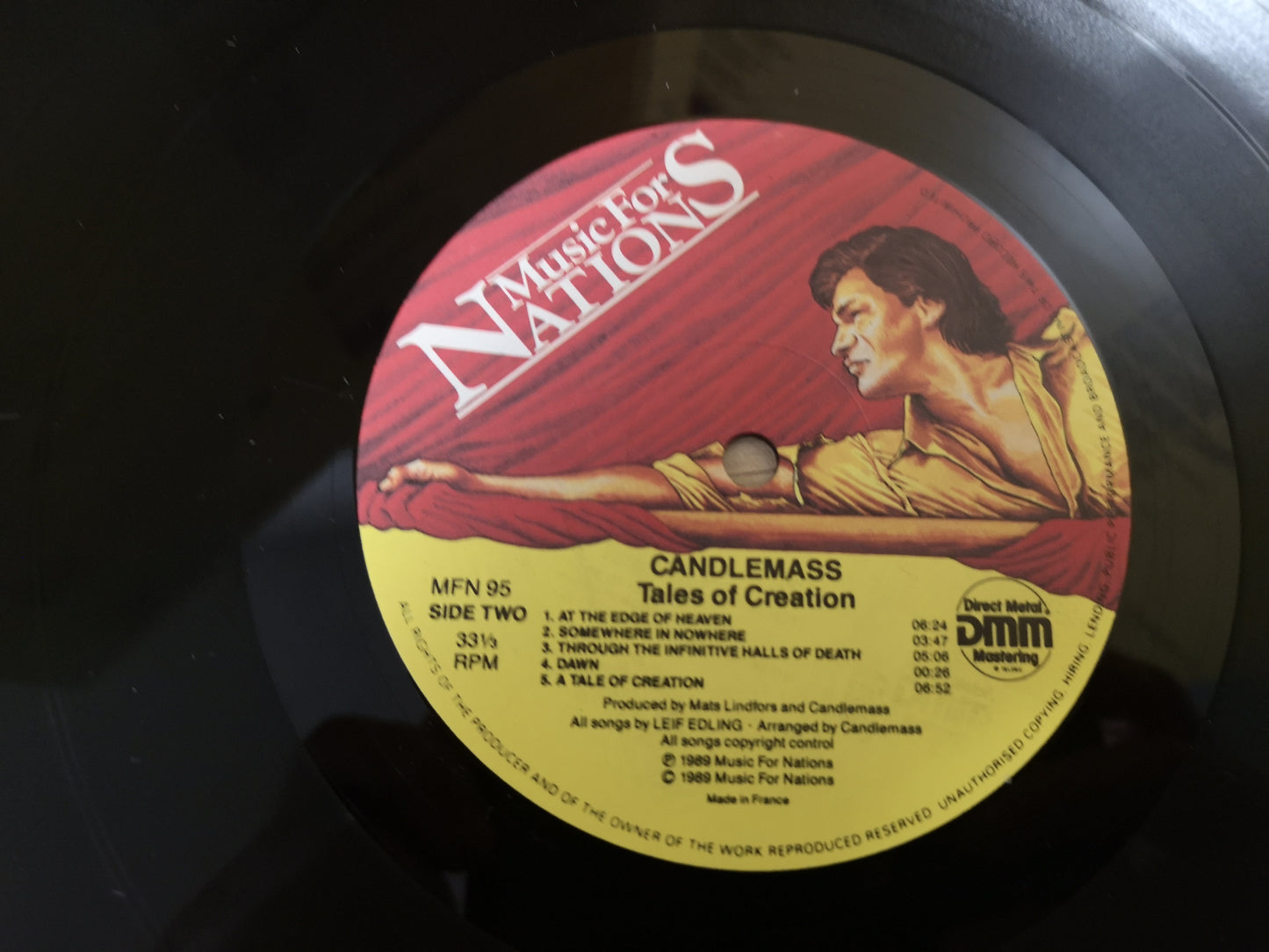 Candlemass "Tales of Creation" Orig Uk 1989 EX/EX