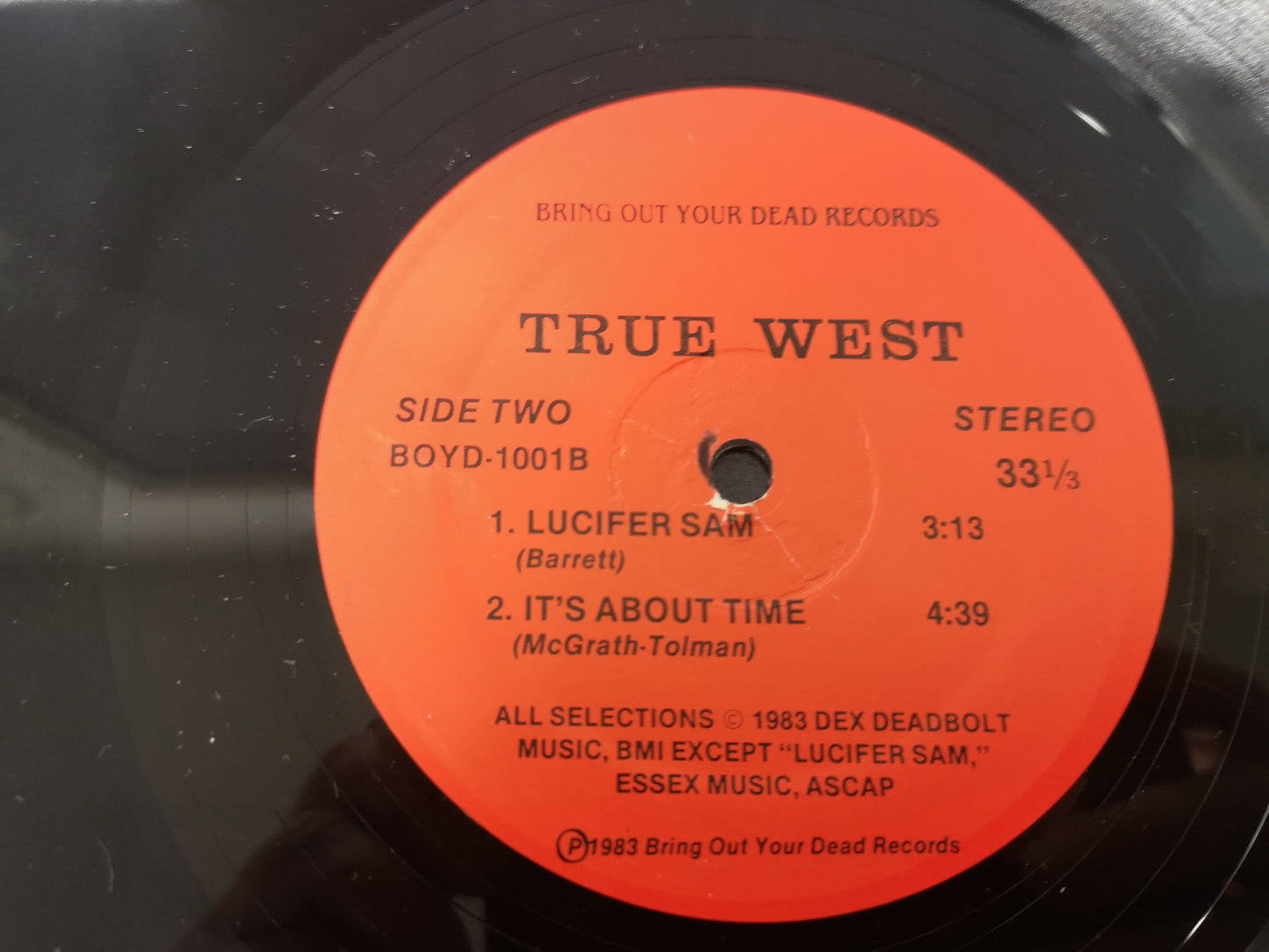 True West "S/T" Orig US 1983 VG+/M- (12" Maxi EP)