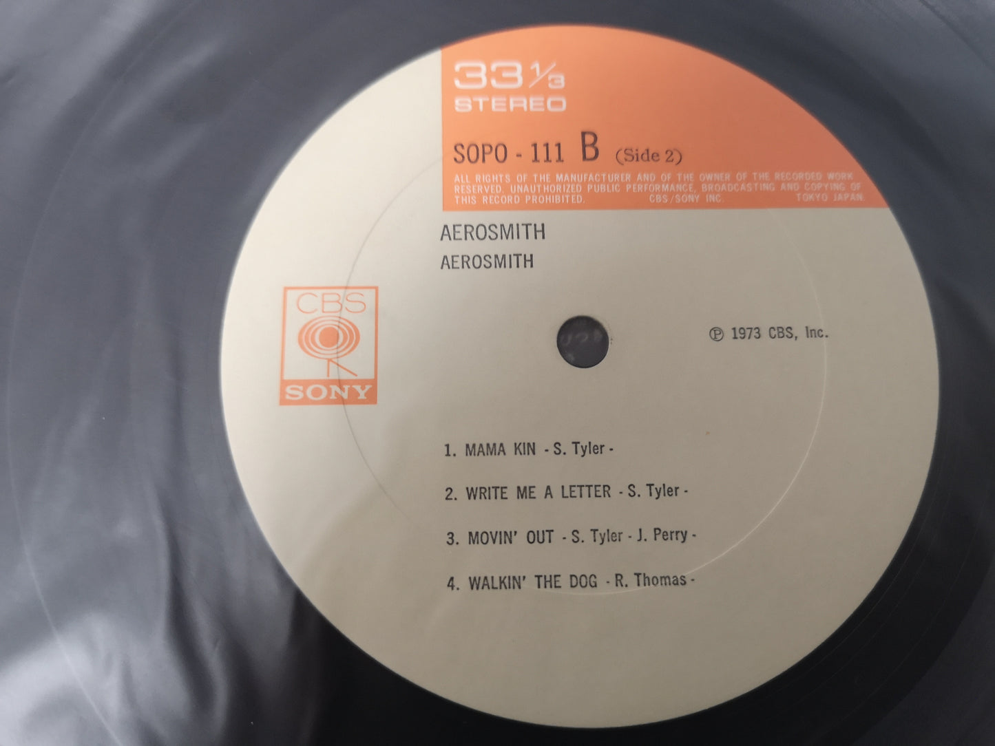 Aerosmith "S/T" Orig Japan 1975 M-/EX (w/ Insert)