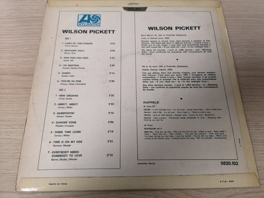 Wilson Pickett "S/T" Orig France 1967 EX/EX (Compilation Lp)