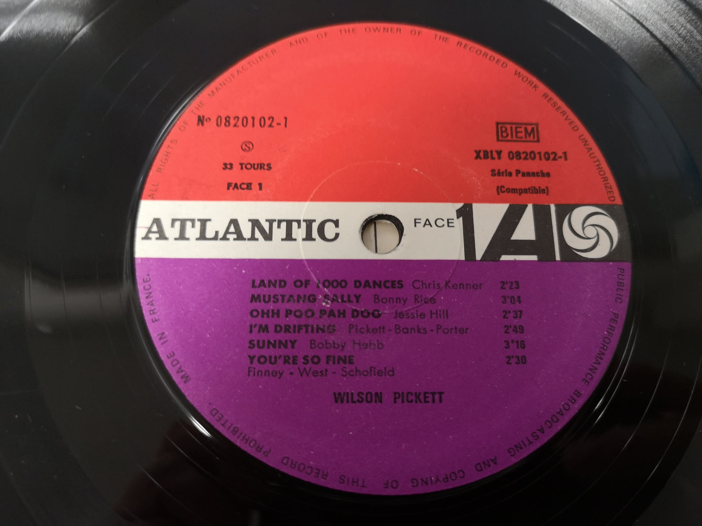 Wilson Pickett "S/T" Orig France 1967 EX/EX (Compilation Lp)