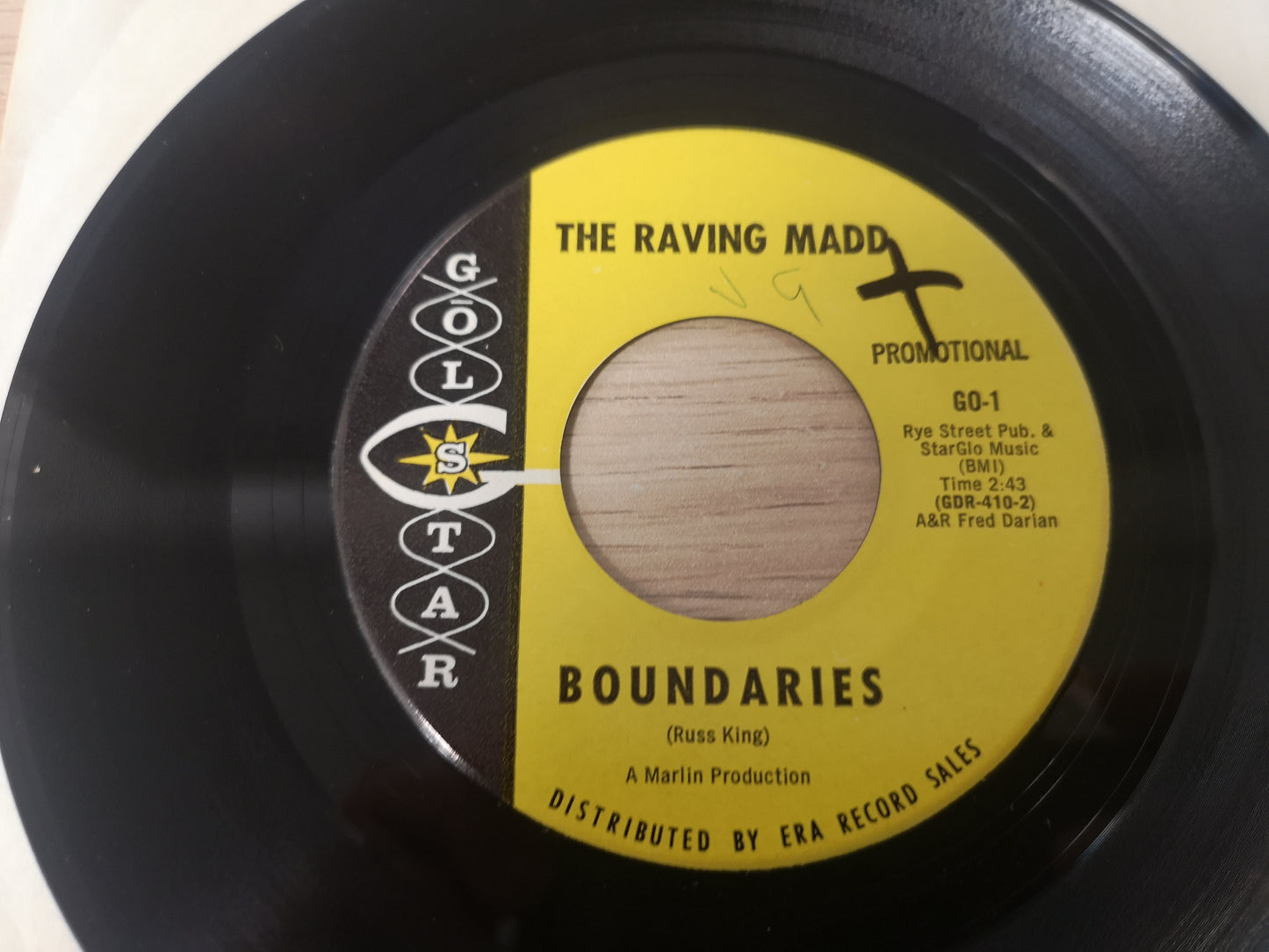 Raving Madd "I Said Oh, No, No, No" Orig US 1967 M- (7" Single)