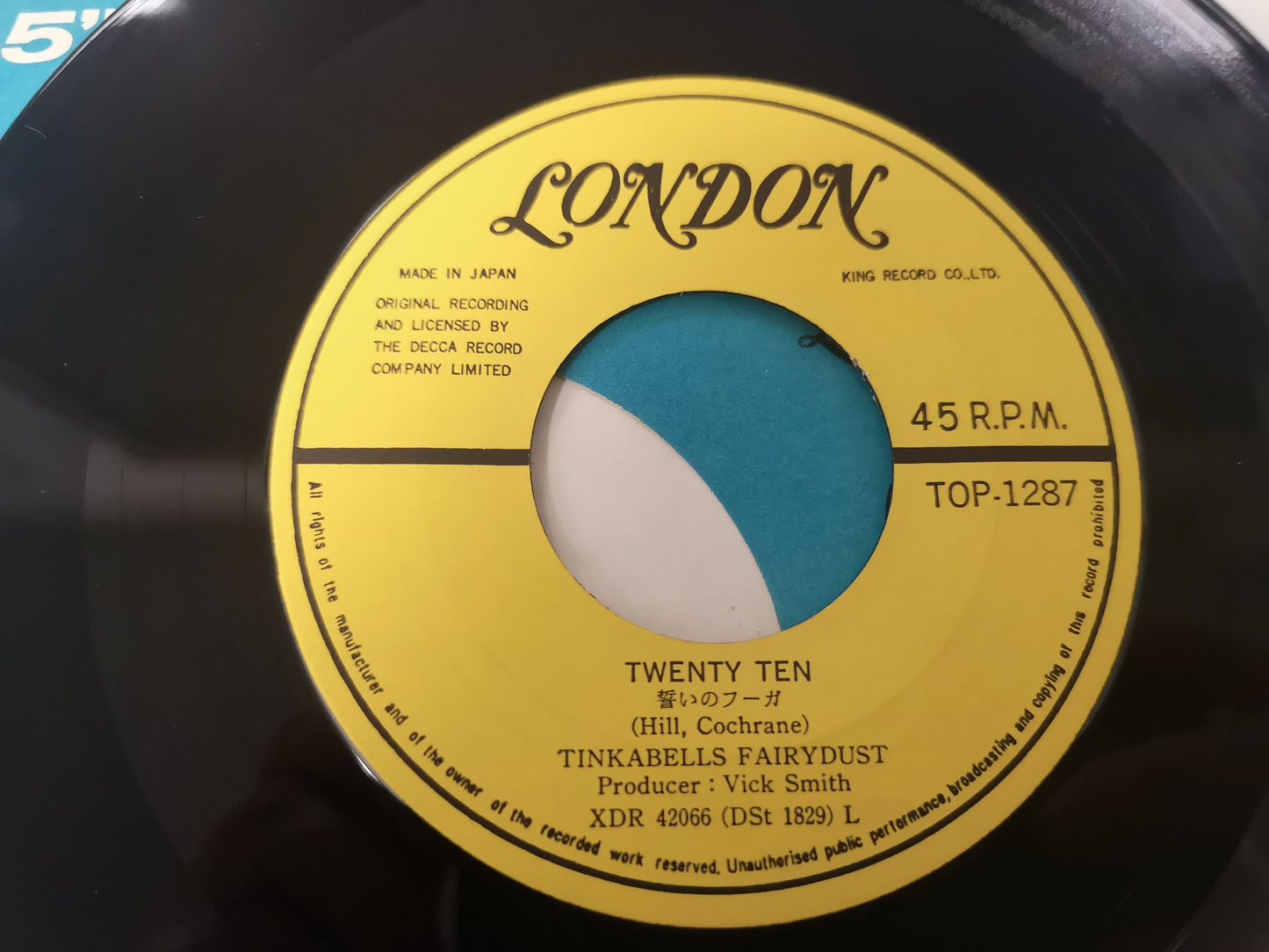 Tinkabells Fairydust "Twenty Ten" Orig Japan 1968 M-/M- (7" Single)