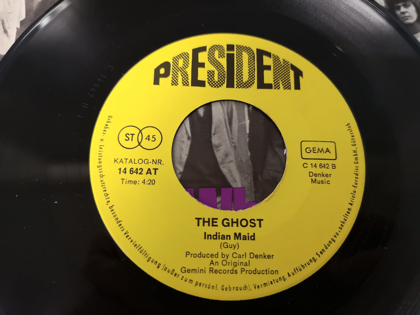 Ghost "When You're Dead" Orig Germany 1970 M-/EX (7" Single)