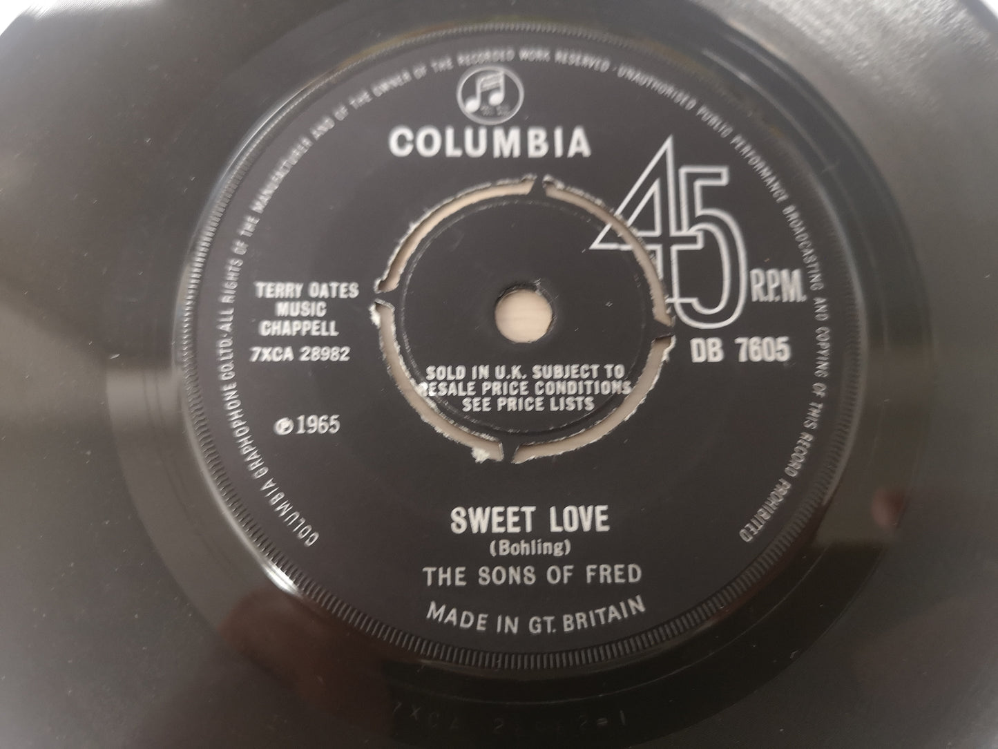 Sons of Fred "I'll Be There" Orig UK 1965 VG++ (7" Single)