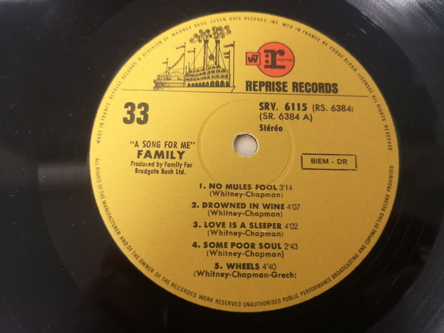Family "A Song for Me" Orig France 1970 EX/VG+
