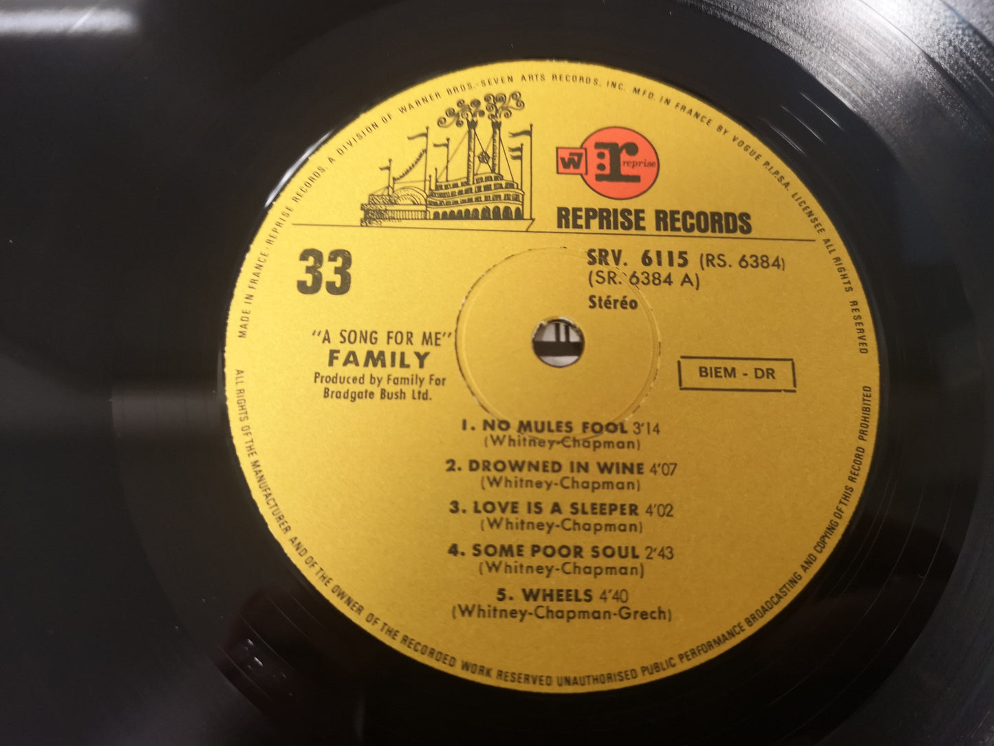 Family "A Song for Me" Orig France 1970 M-/M-