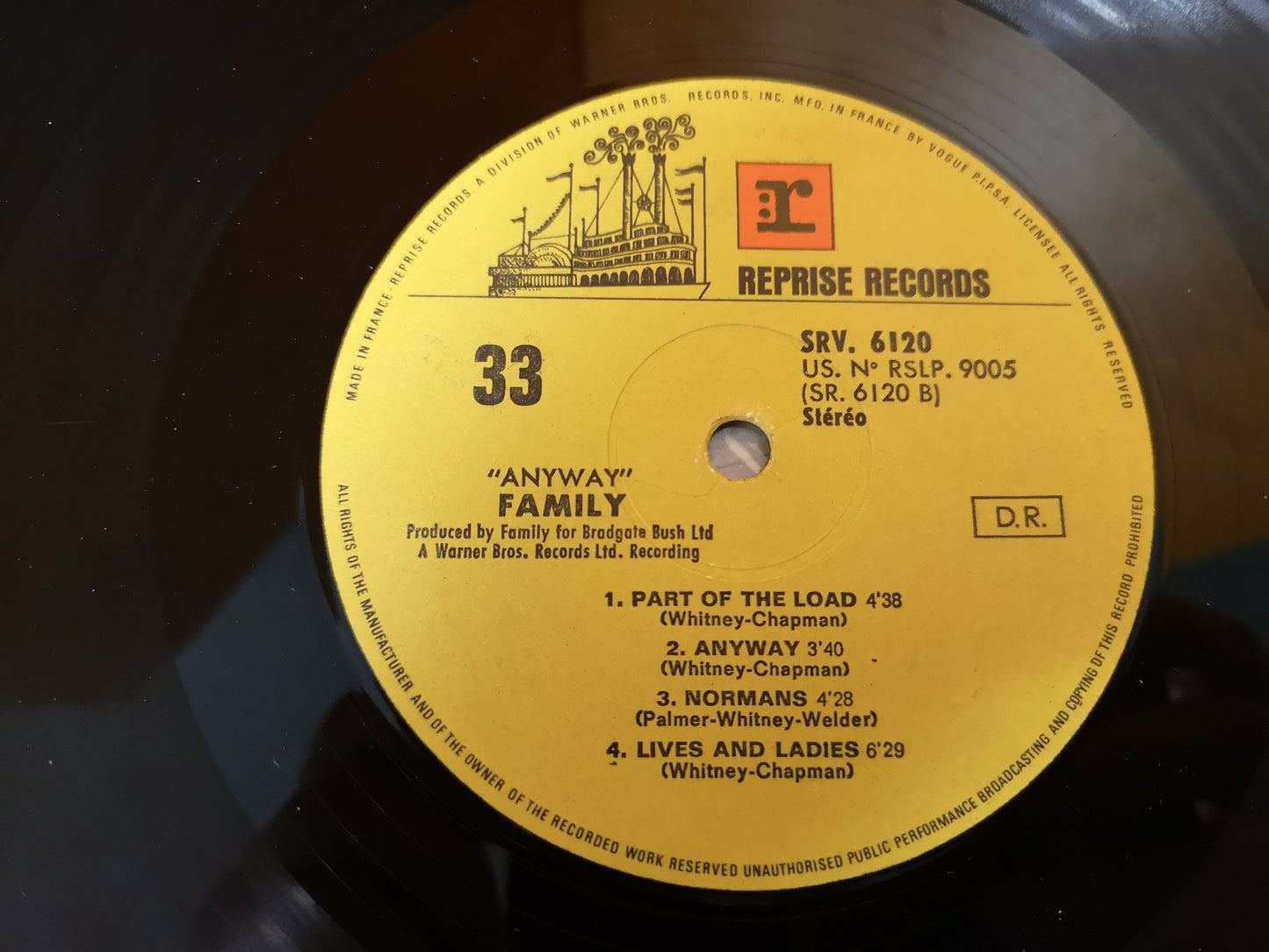 Family "Anyway" Orig France 1970 VG++/VG++