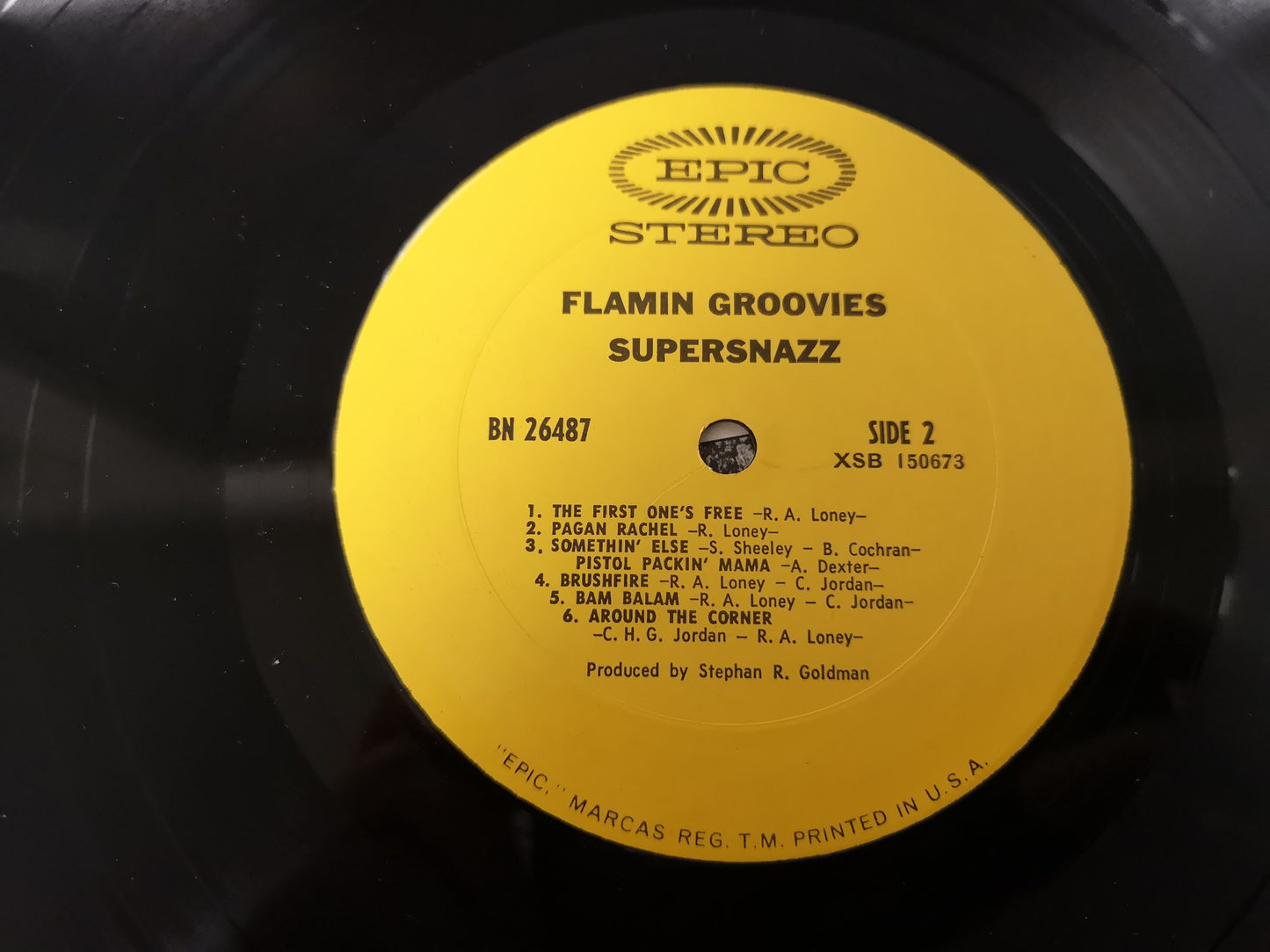 Flamin' Groovies "Supersnazz" Orig US 1969 VG+/M-