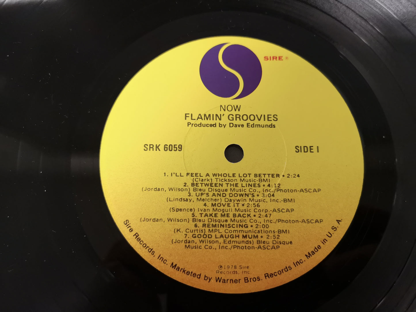 Flamin' Groovies "Now" Orig US 1978 Promo VG/EX