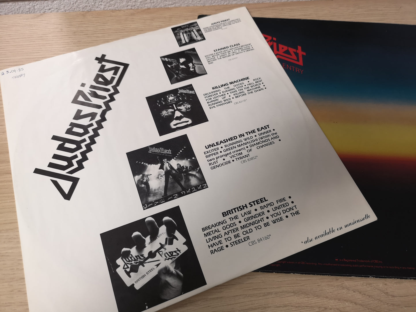 Judas Priest "Point of Entry" Orig Holland 1981 VG++/VG++