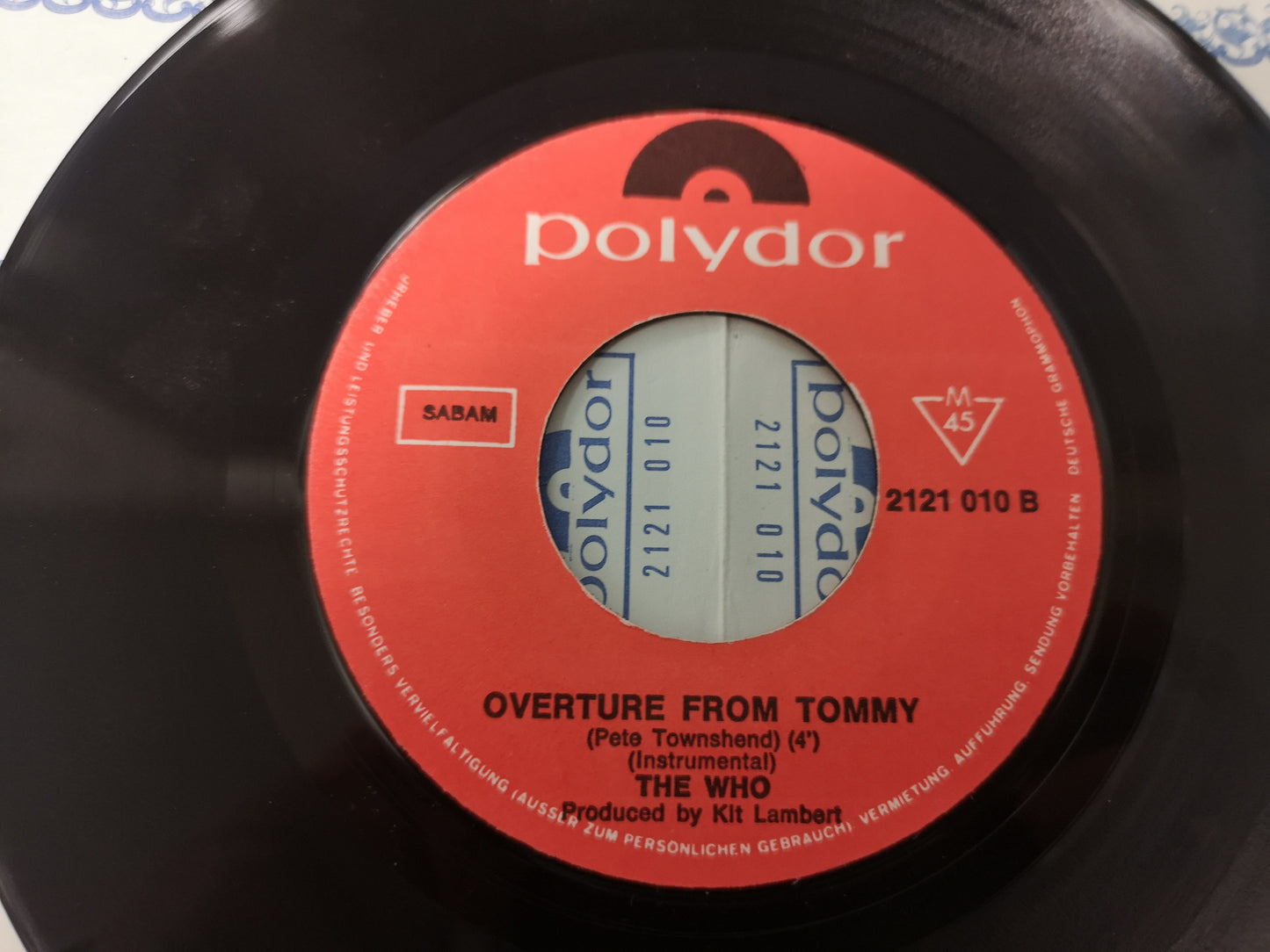 Who "See Me, Feel Me" Orig Belgium 1970 VG++/VG++ (7" Single)