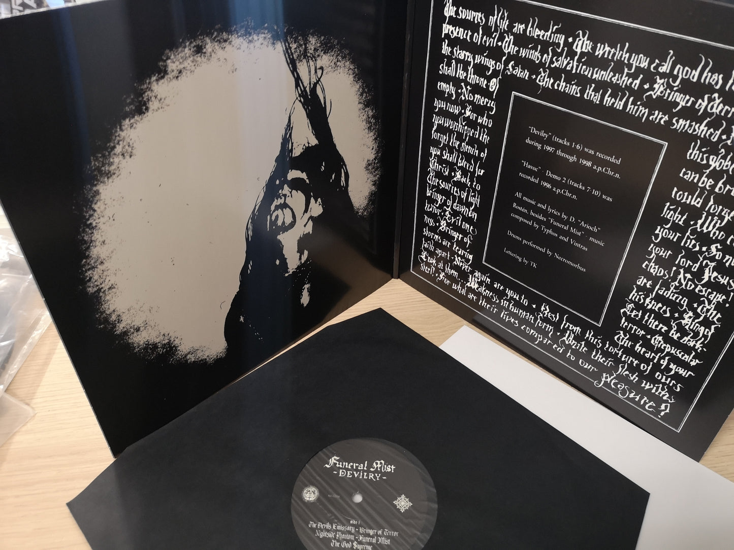 Funeral Mist "Devilry" RE Mint/New France 2017 (w/ Poster)