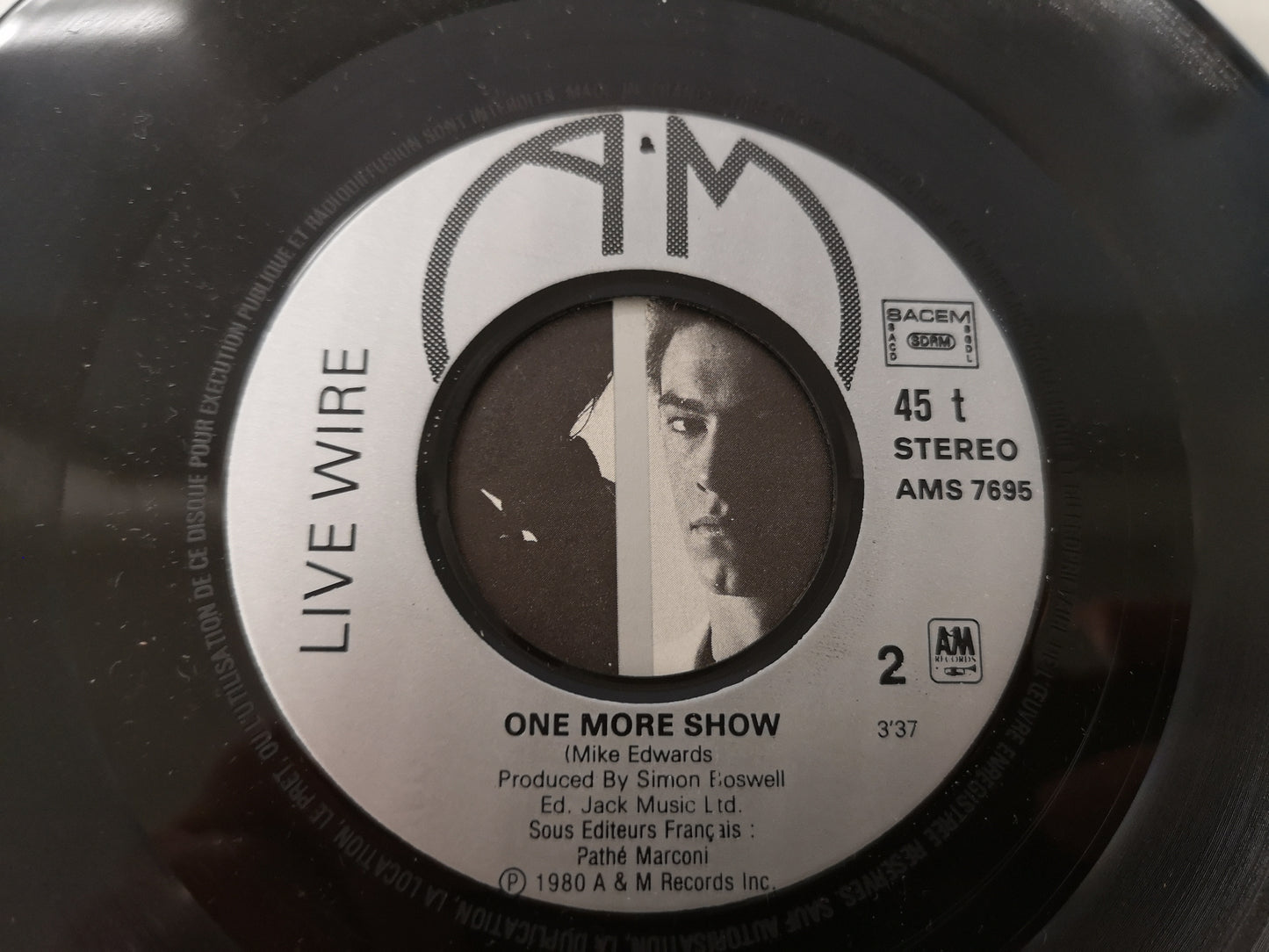 Live Wire "No Fright" Orig France 1980 VG++/VG++ (7" Single)