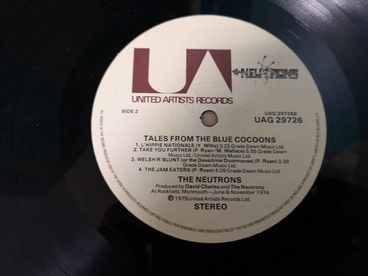 Neutrons "Tales From The Blue Cocoons" Orig UK 1975 EX/VG