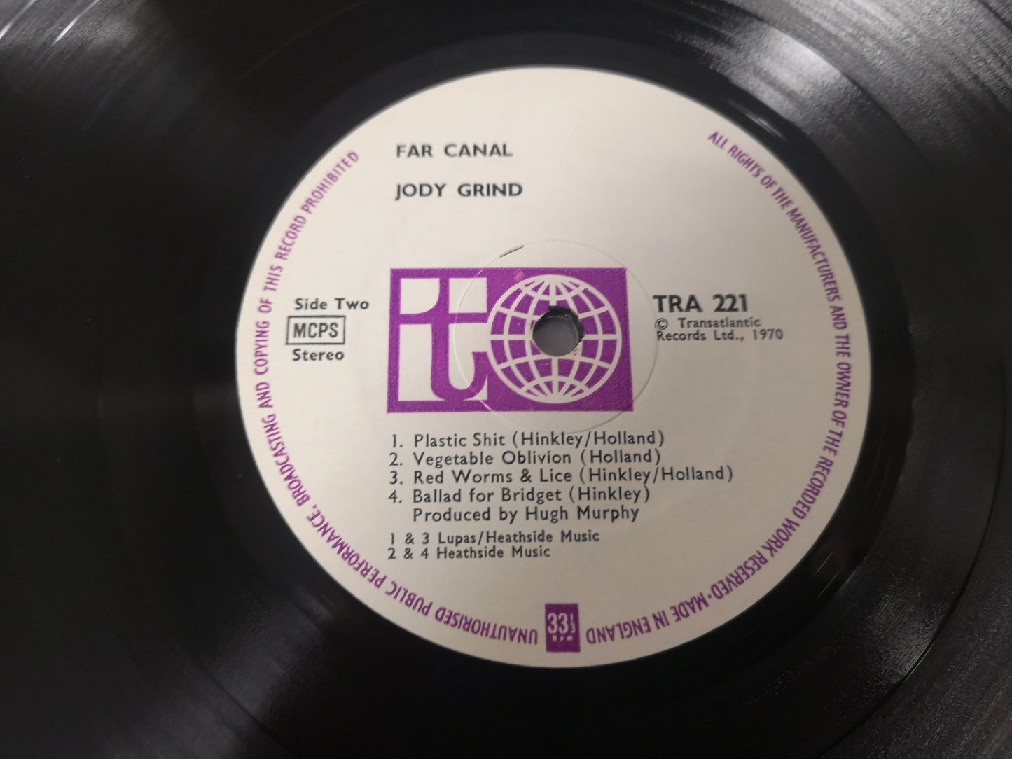 Jody Grind "Far Canal" Orig UK 1970 VG++/EX