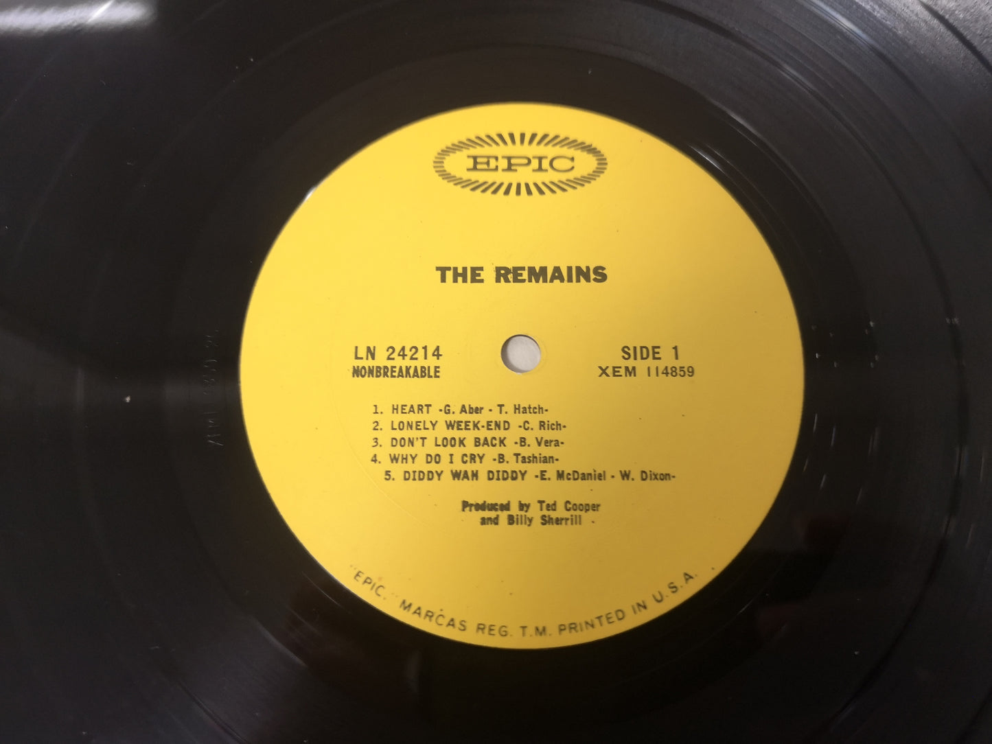 Remains "S/T" Orig US Mono 1967 VG/EX