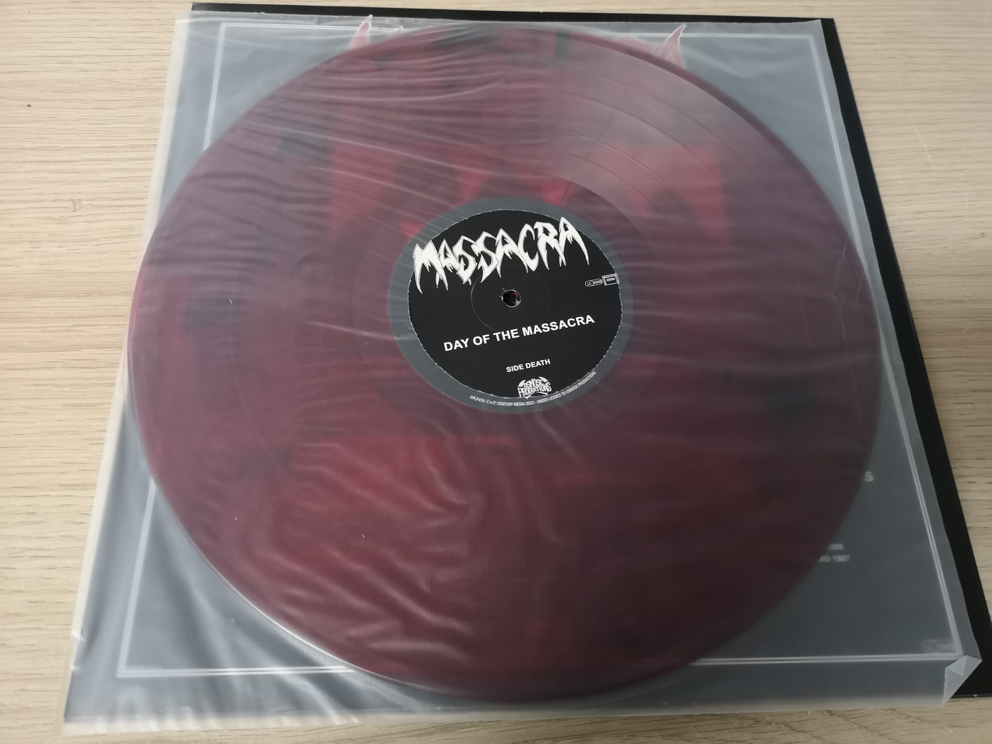 Massacra "Day of the Massacra" France 2024 New (Clear Red)