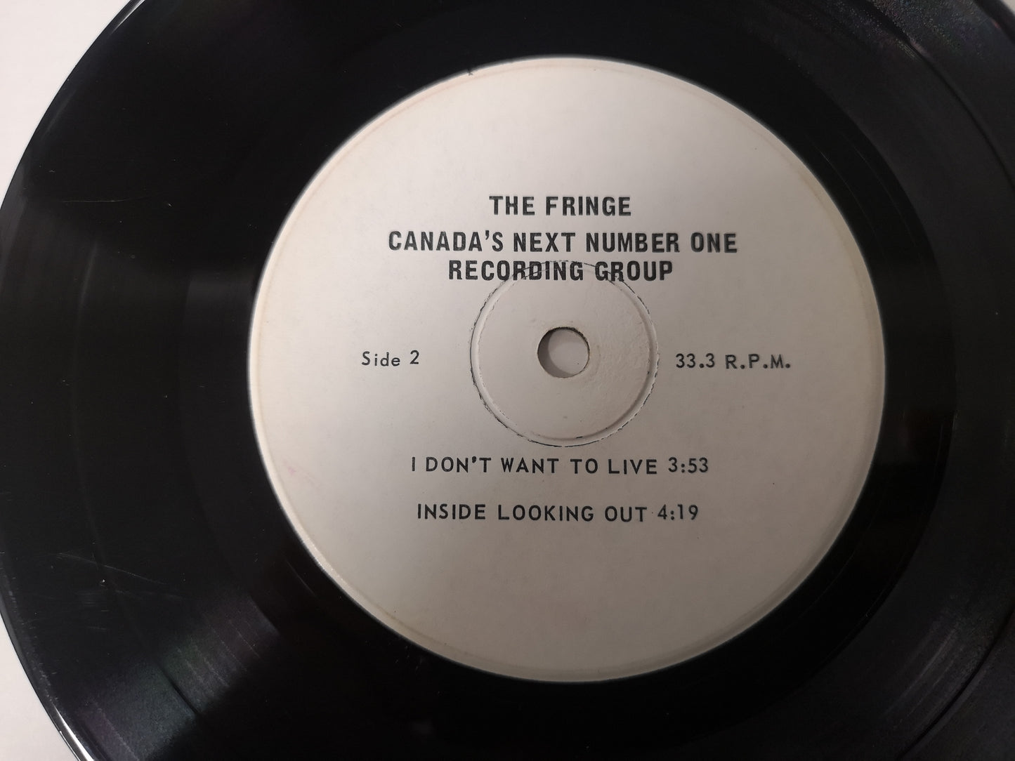Fringe "Canada's Next Number One Recording Group" Orig Canada 1967 EX (7" EP)