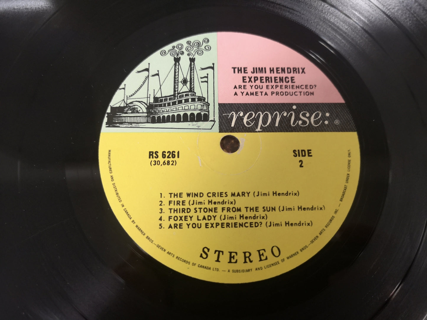 Jimi Hendrix Experience "Are you Experienced" Orig Canada 1967 Vg-/Vg