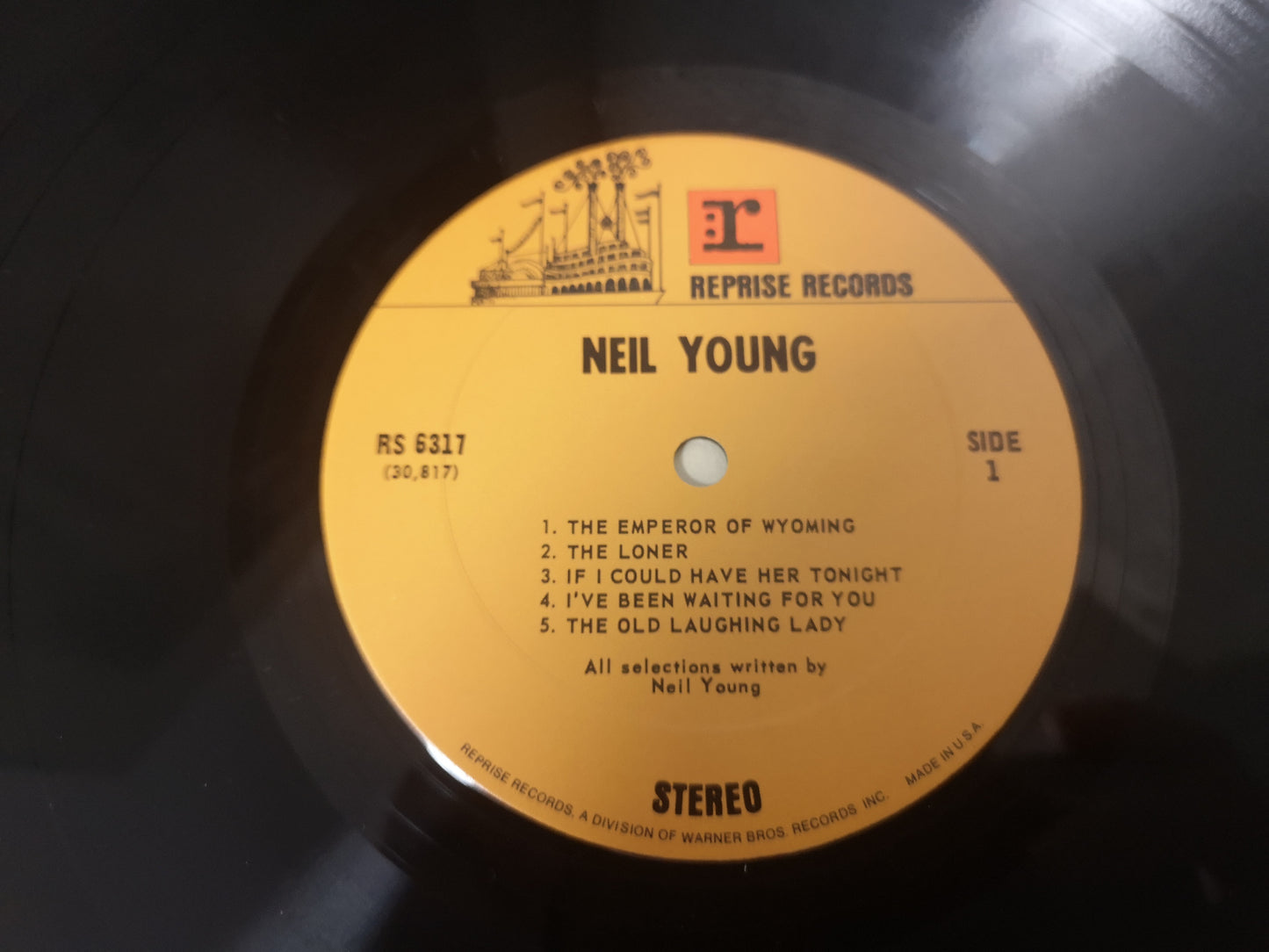 Neil Young "S/T" Orig US 1970 EX/EX