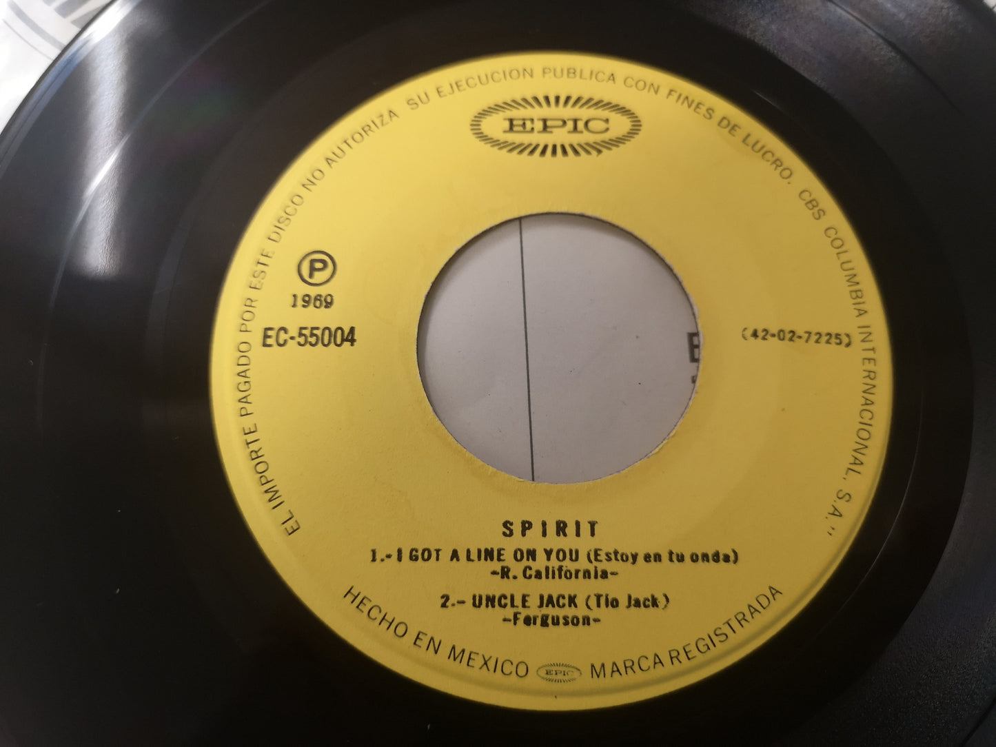 Spirit / Kak "I Got a Line on You" Orig Mexico 1969 Split Ep (7" EP)