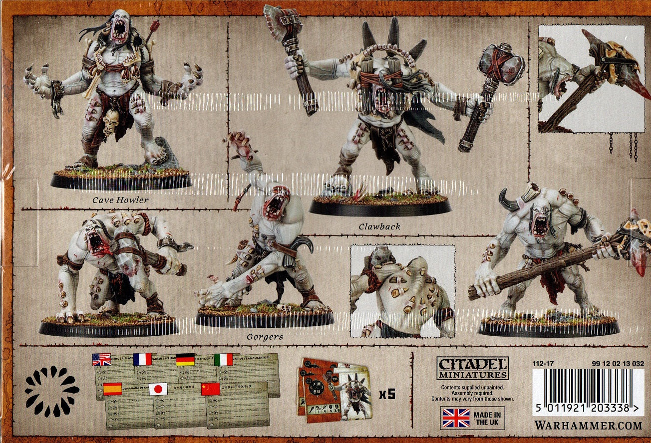 Gorger Mawpack - Ogor Mawtribes - WARHAMMER AGE OF SIGMAR / WARCRY / CTADEL