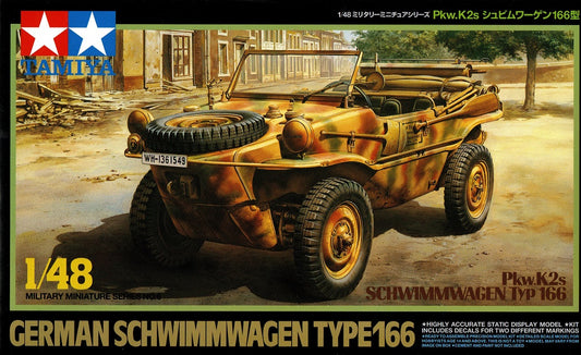 German Schwimmwagen Type 166 Pkw K2s - TAMIYA 1/48