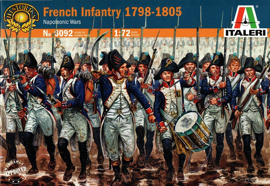 French Infantry 1798-1805 Napoleonic Wars - ITALERI 1/72