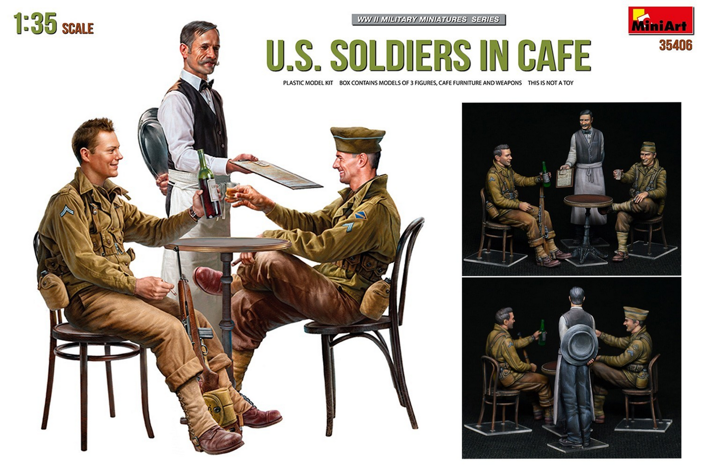U.S. Soldiers in Cafe - MINIART 1/35 – bassin-maquette