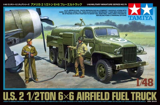 U.S. 2 1/2ton 6x6 Airfield Fuel Truck -TAMIYA 1/48