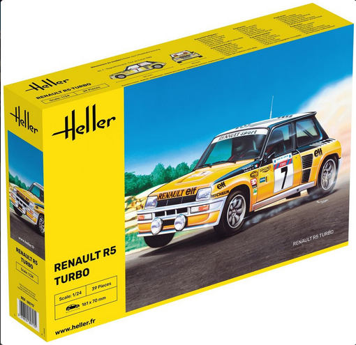 Renault R5 Turbo - HELLER 1/24