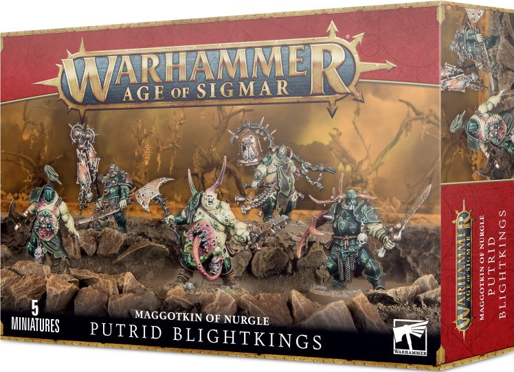Putrid Blightkings / Pesticrates Putrides - Maggotkin of Nurgle - WARHAMMER AGE OF SIGMAR / CITADEL