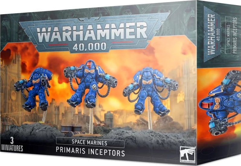 Primaris Inceptors – Space Marines – Warhammer 40k – Citadel – Neuf Sur Grappe