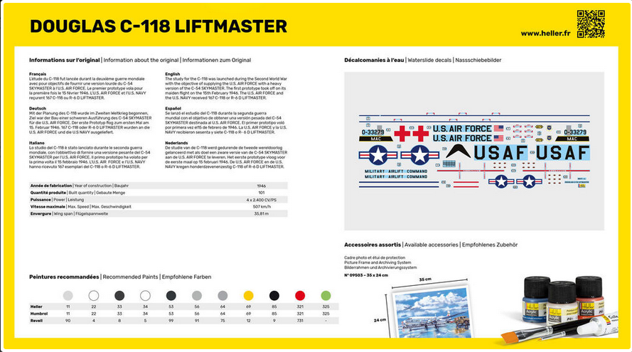Douglas C-118 Liftmaster - HELLER 1/72